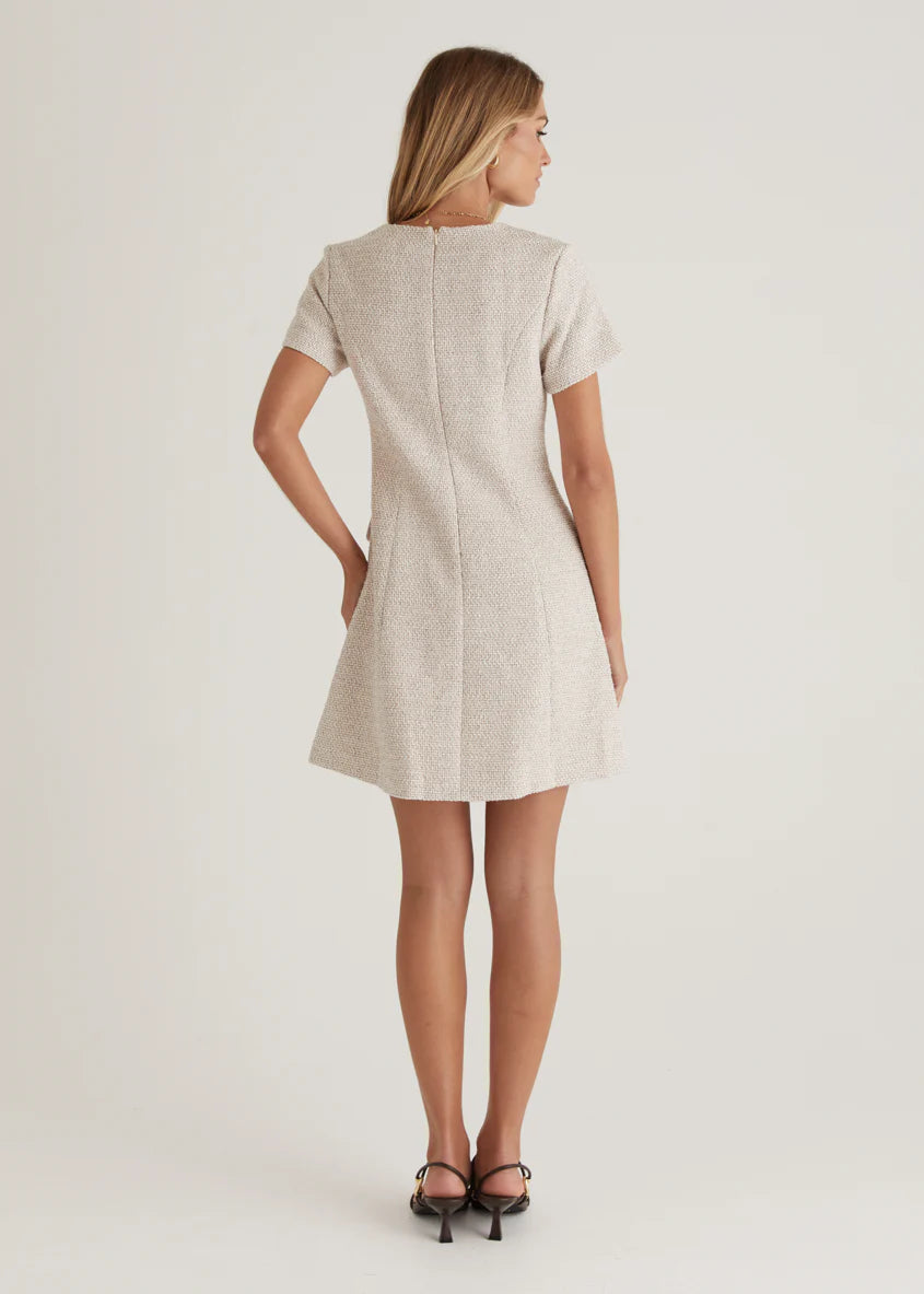 Silvia Dress - Oat Marl