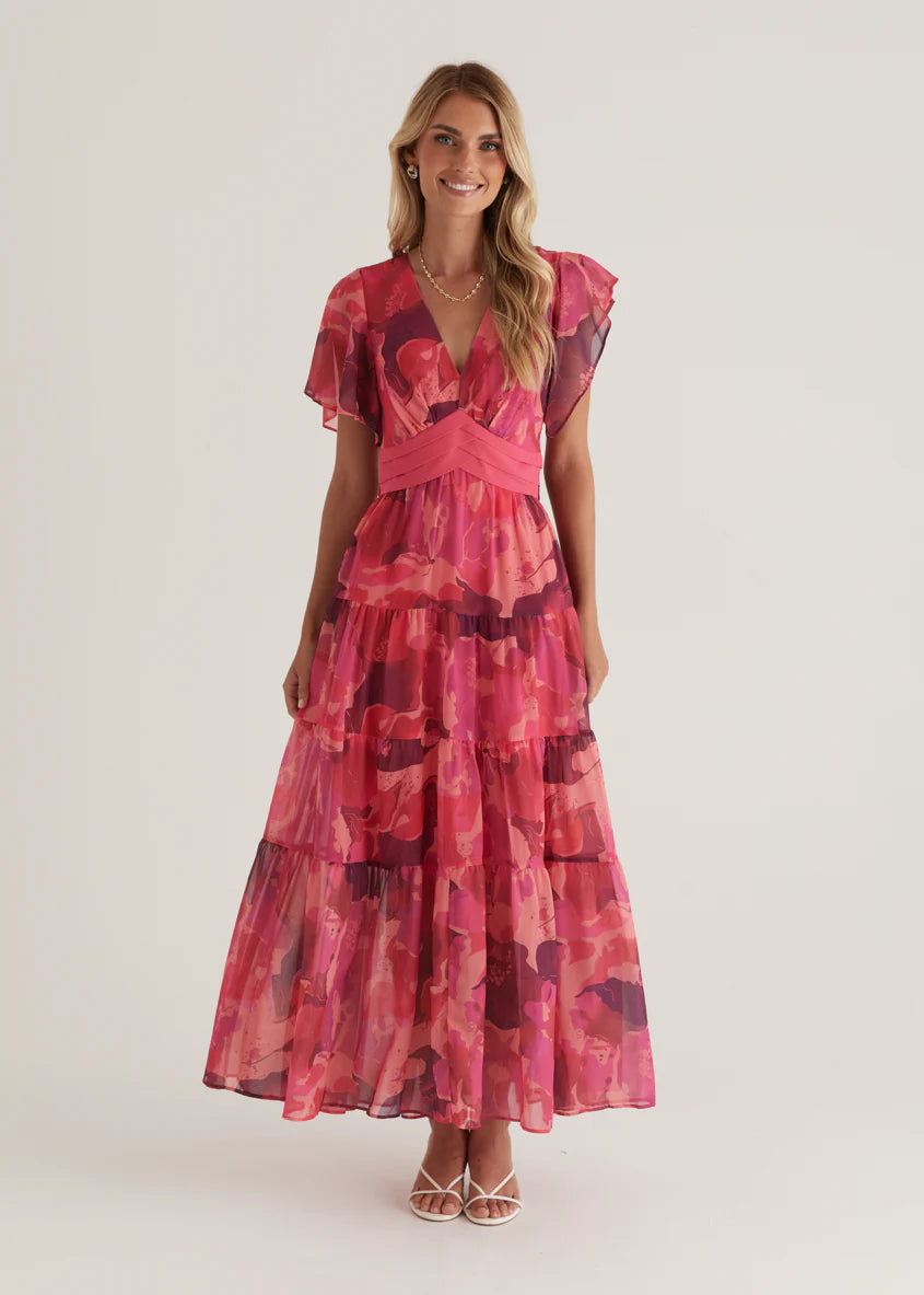 Gracelands Maxi Dress - Magenta Rush