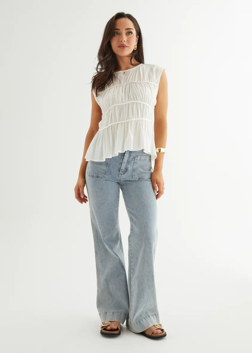 Evangelia Top - Off White