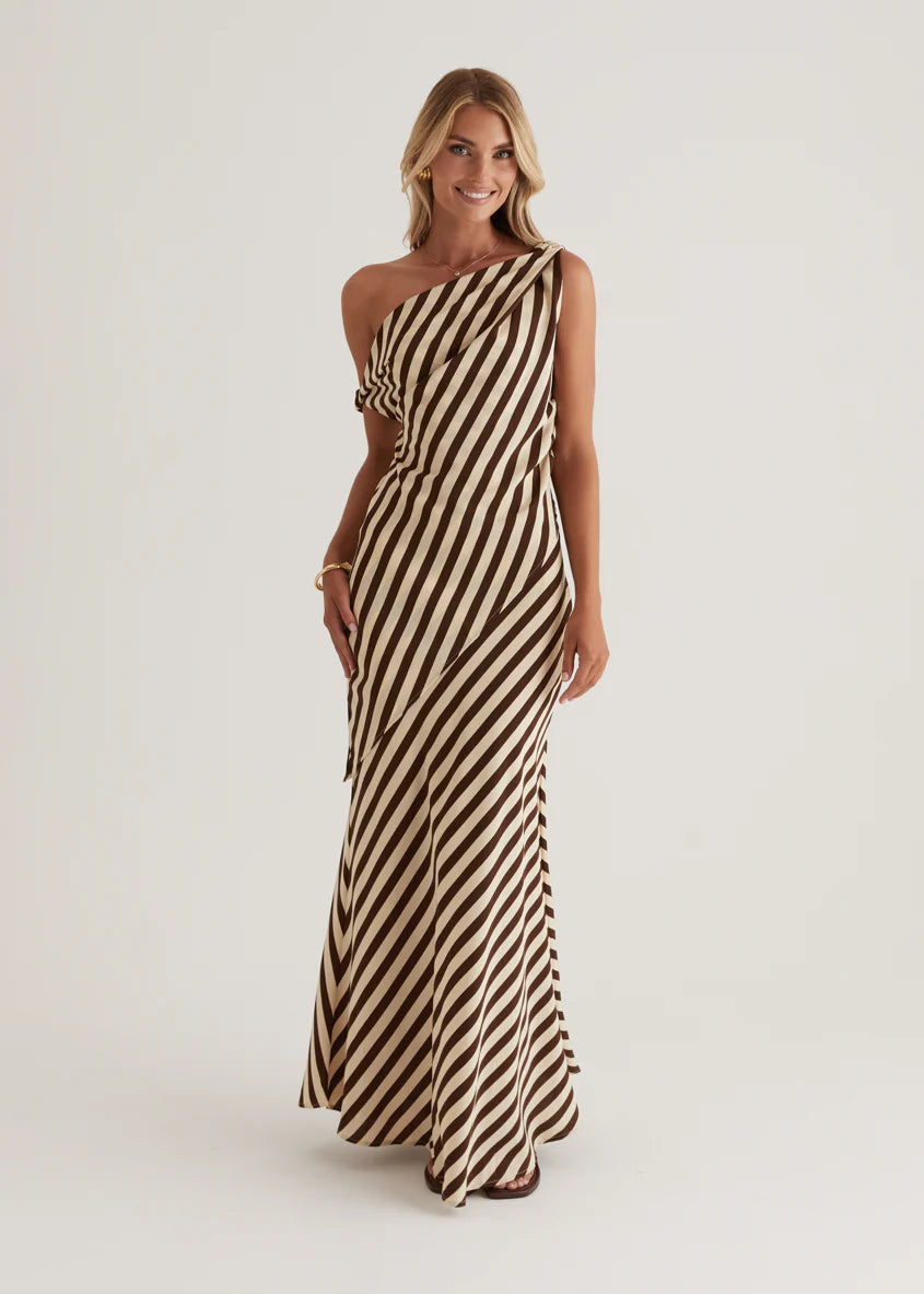 Catalina Set - Choc Stripe