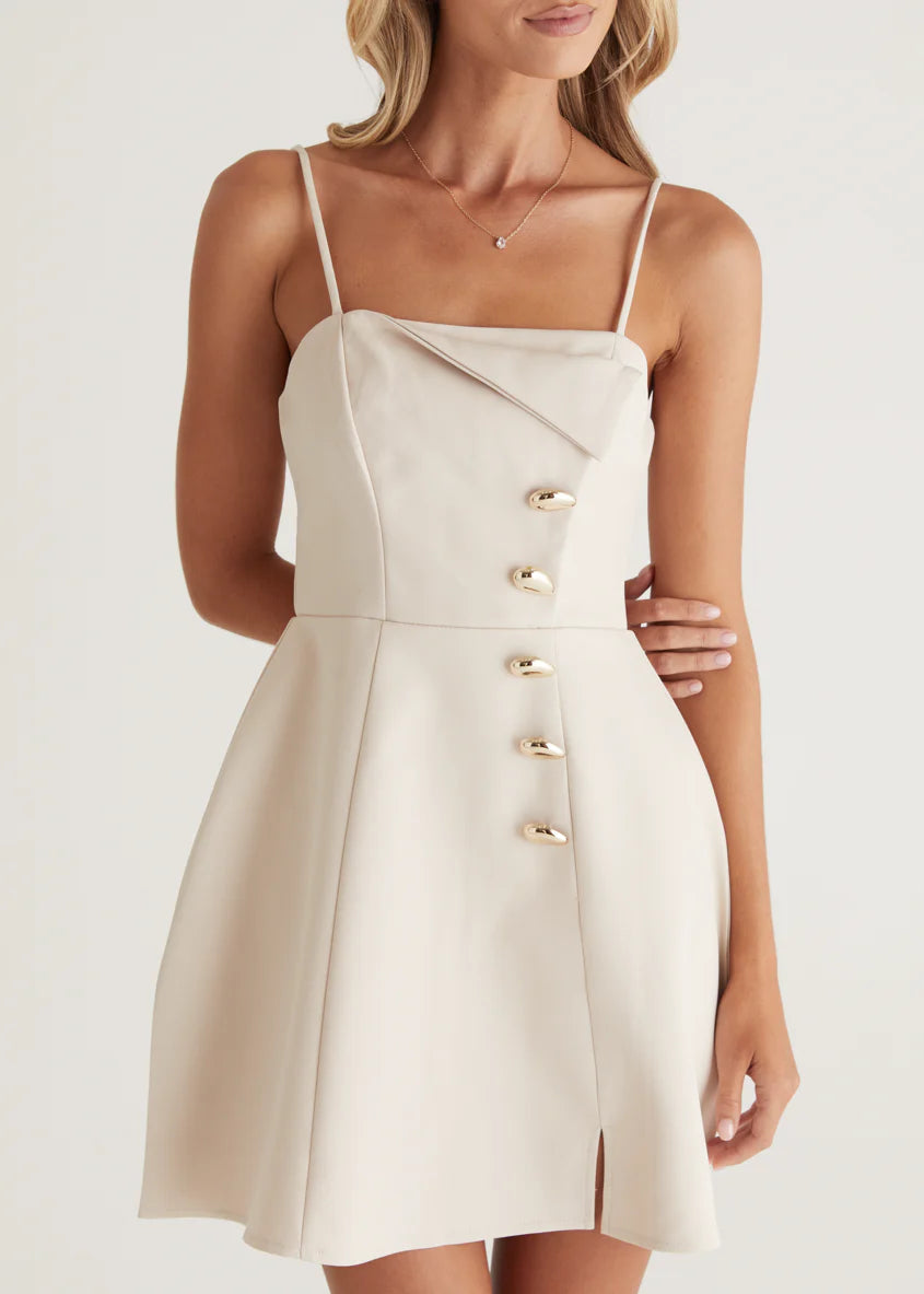 Nathalia Dress - Bone