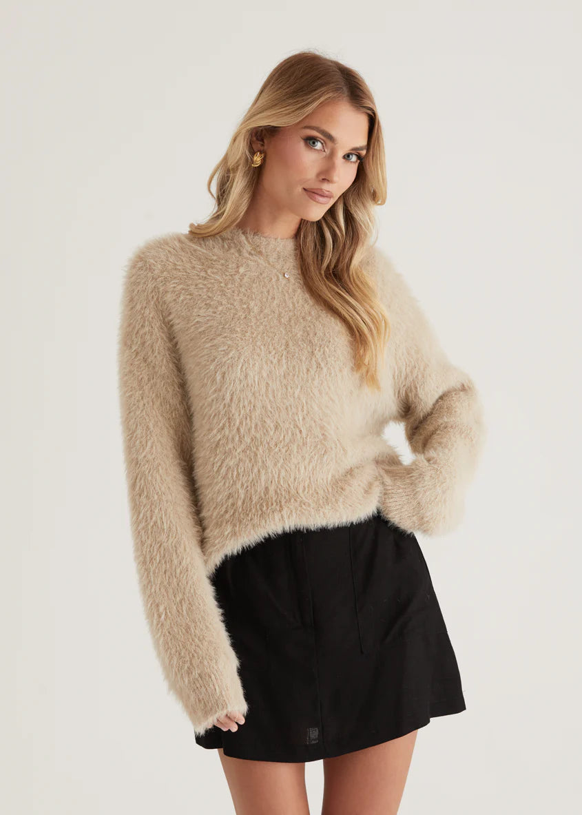 Philly Fluffy Sweater - Oat