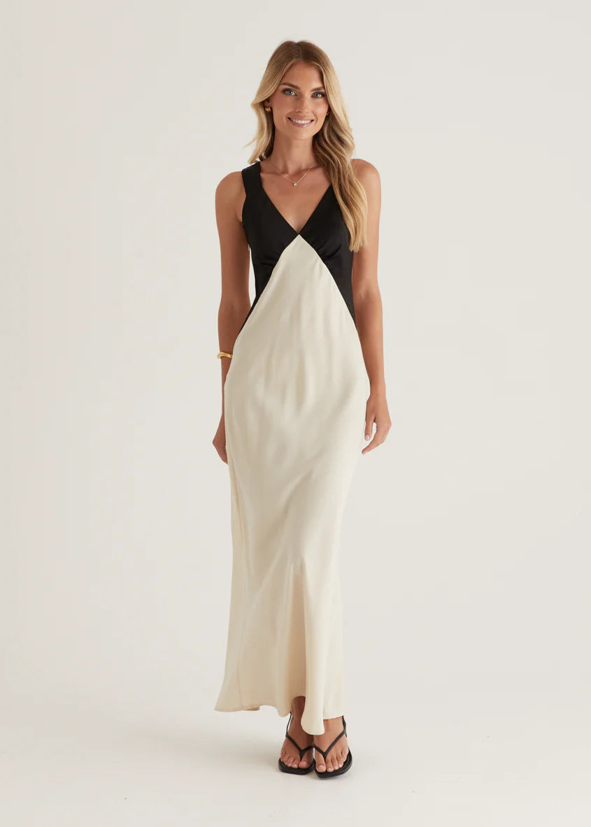 Taleena Maxi Dress - Champagne