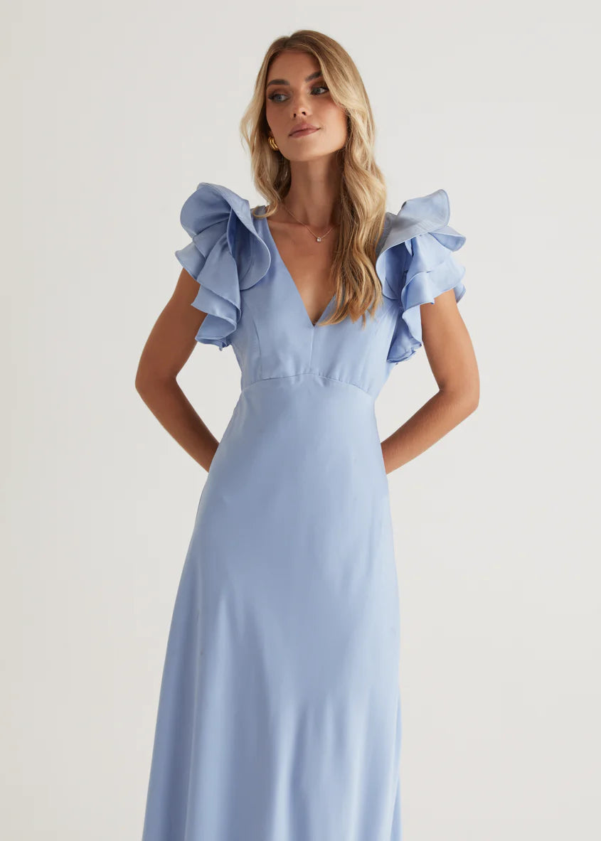 Dali Maxi Dress - Sky Blue