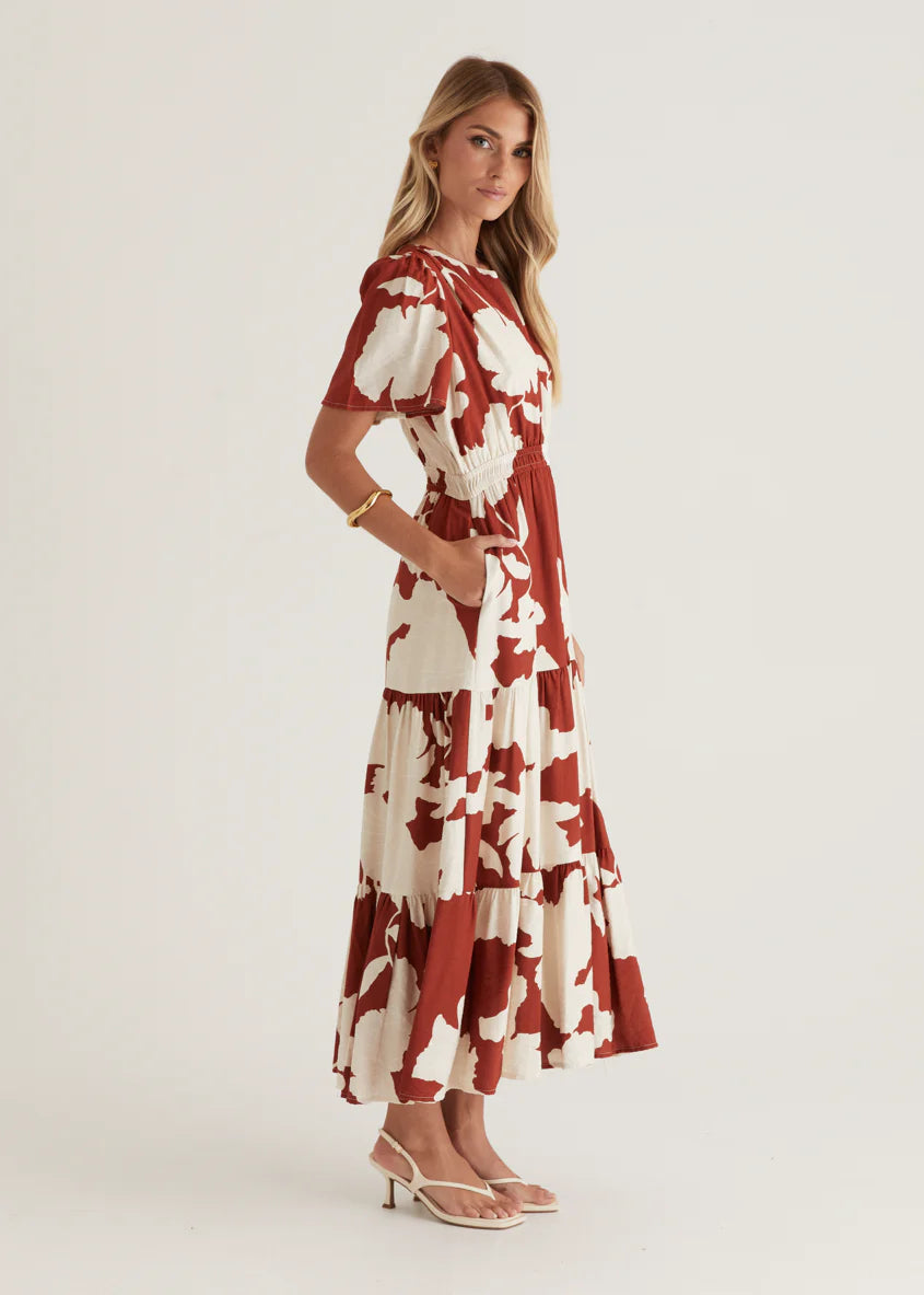 Katherine Maxi Dress - Auburn Floral