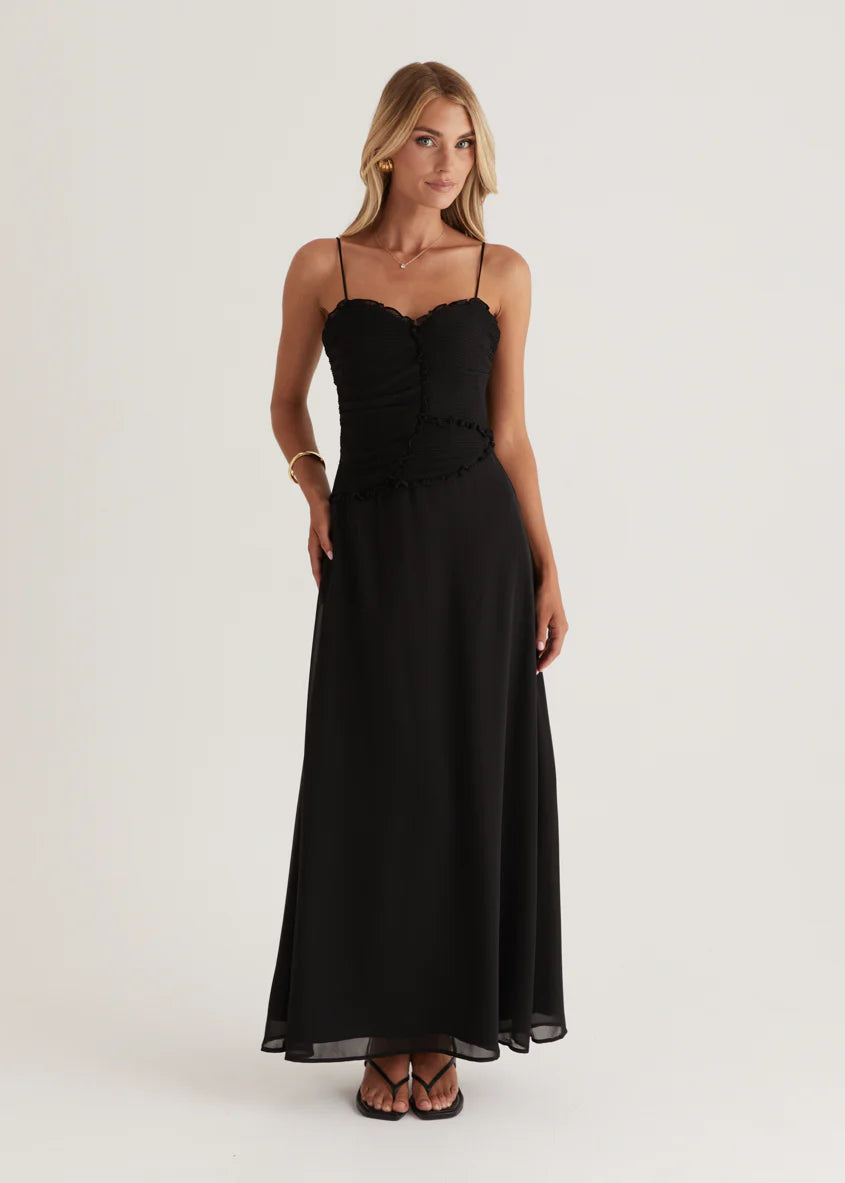 Kimmy Maxi Dress - Black