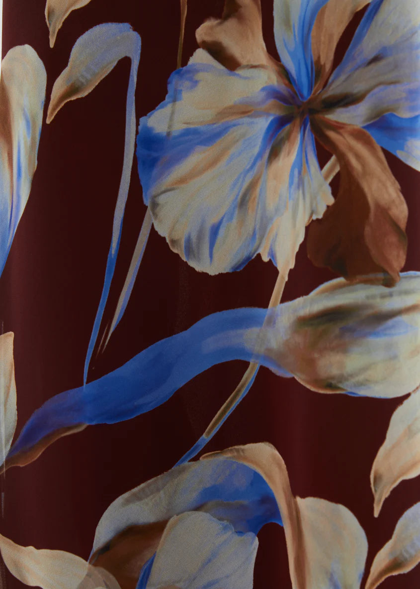 Skyla Maxi Skirt - Burgundy Anya