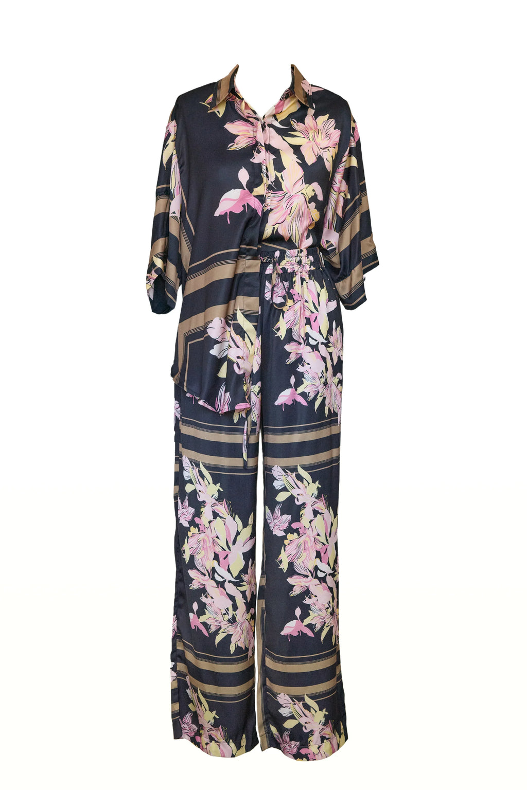 Kaycie Pants - Black Floral