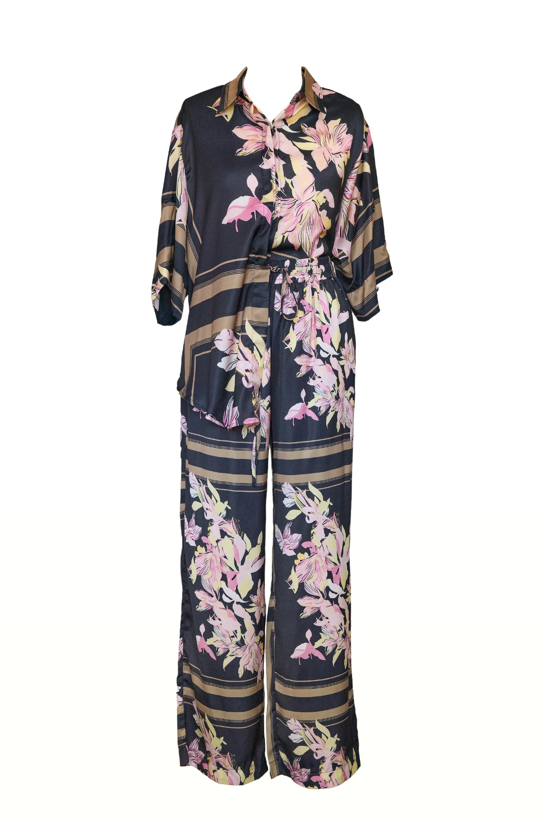 Kaycie Pants - Black Floral