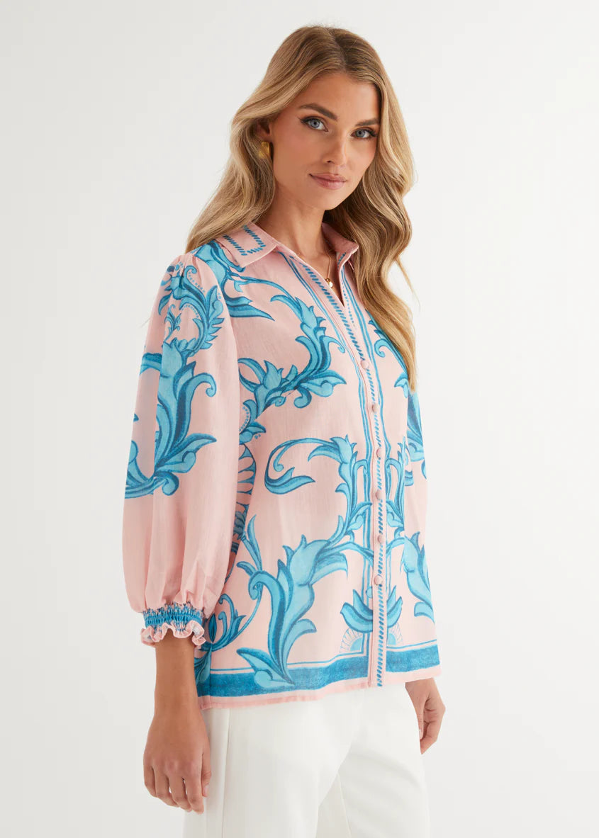 Bailee Shirt - Pink Zayna