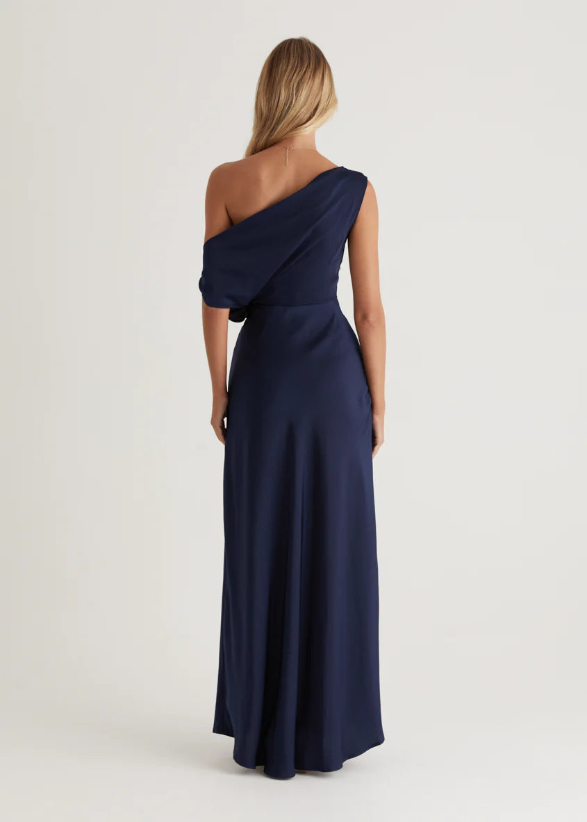Rae Off Shoulder Maxi Dress - Navy