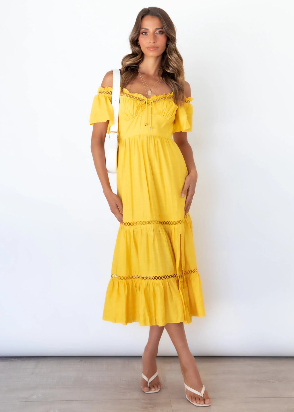 Fools Love Midi Dress - Sunshine