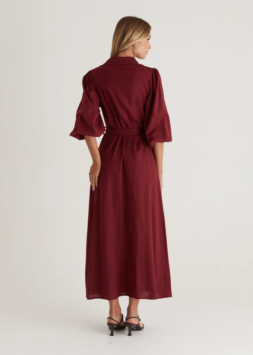 Romy Maxi Dress - Wine