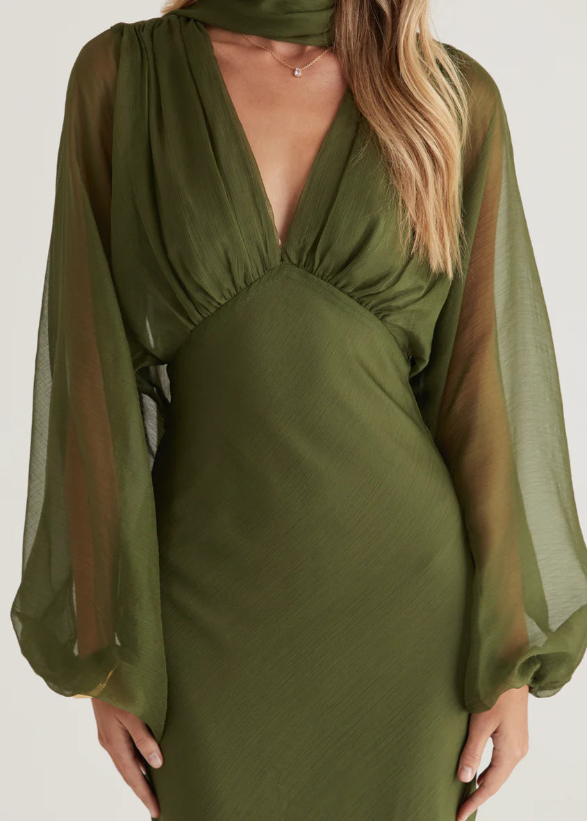 Rosabella Maxi Dress - Olive