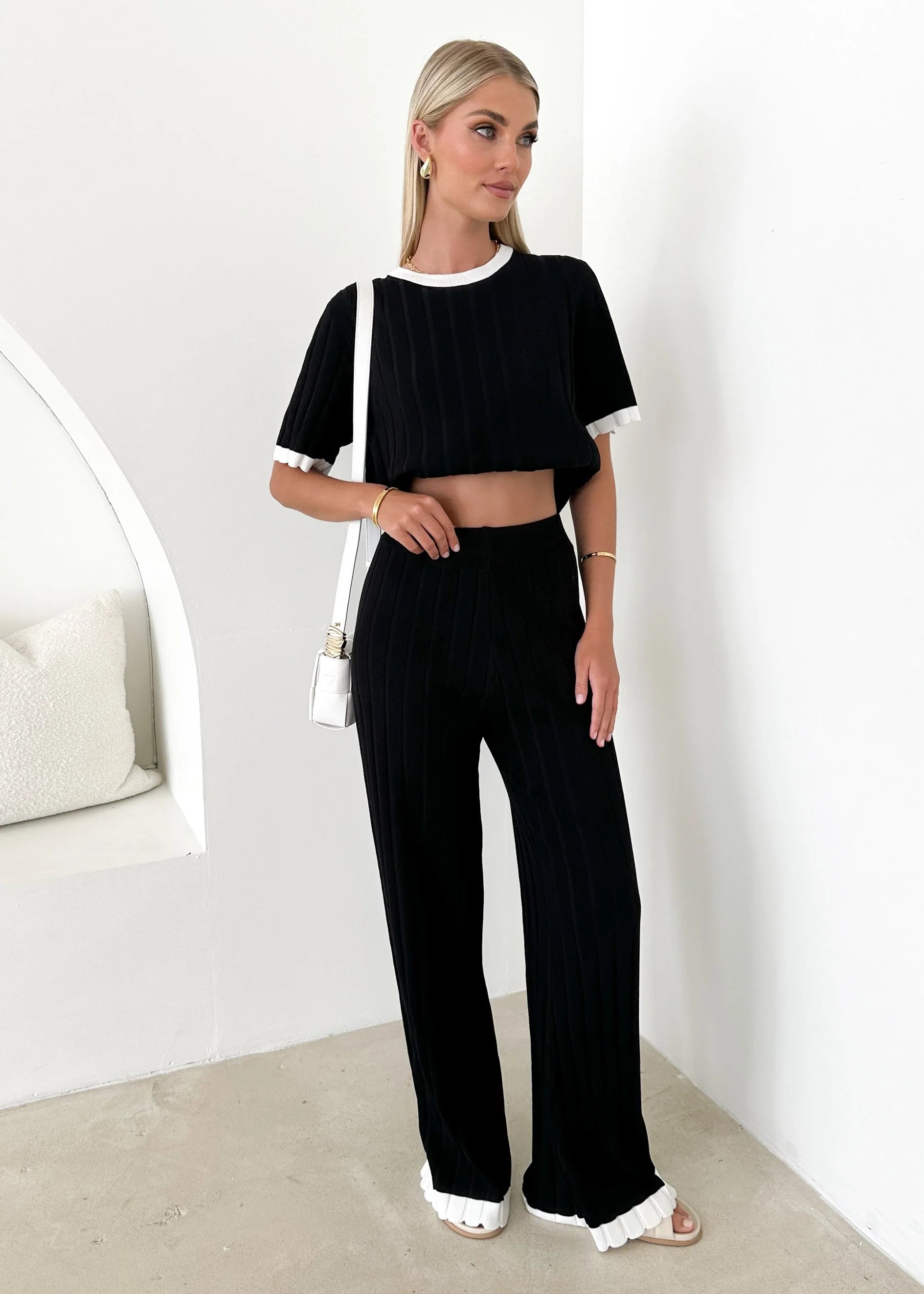 Tienna Knit Pants - Black