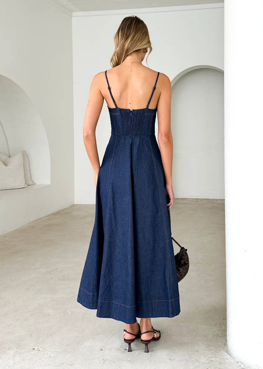 Braelynn Maxi Dress - Indigo