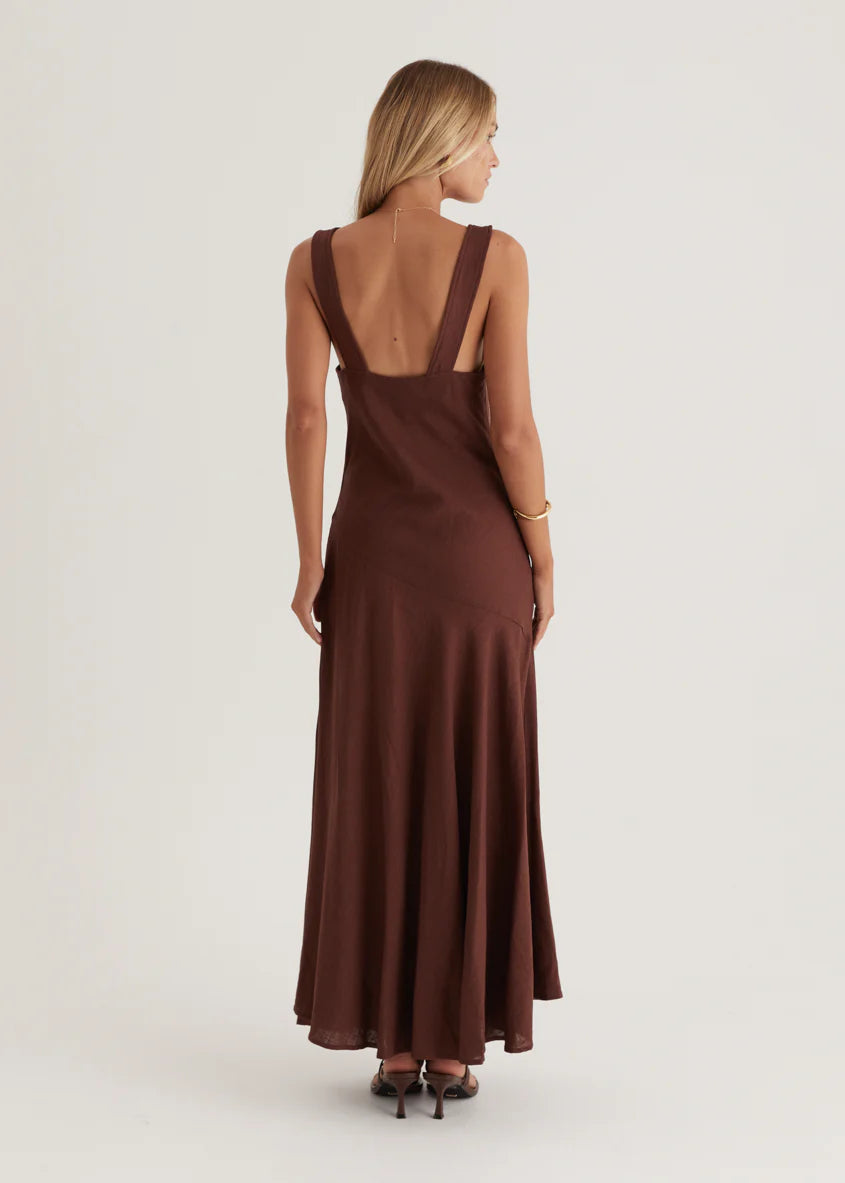 Orabelle Maxi Dress - Chocolate