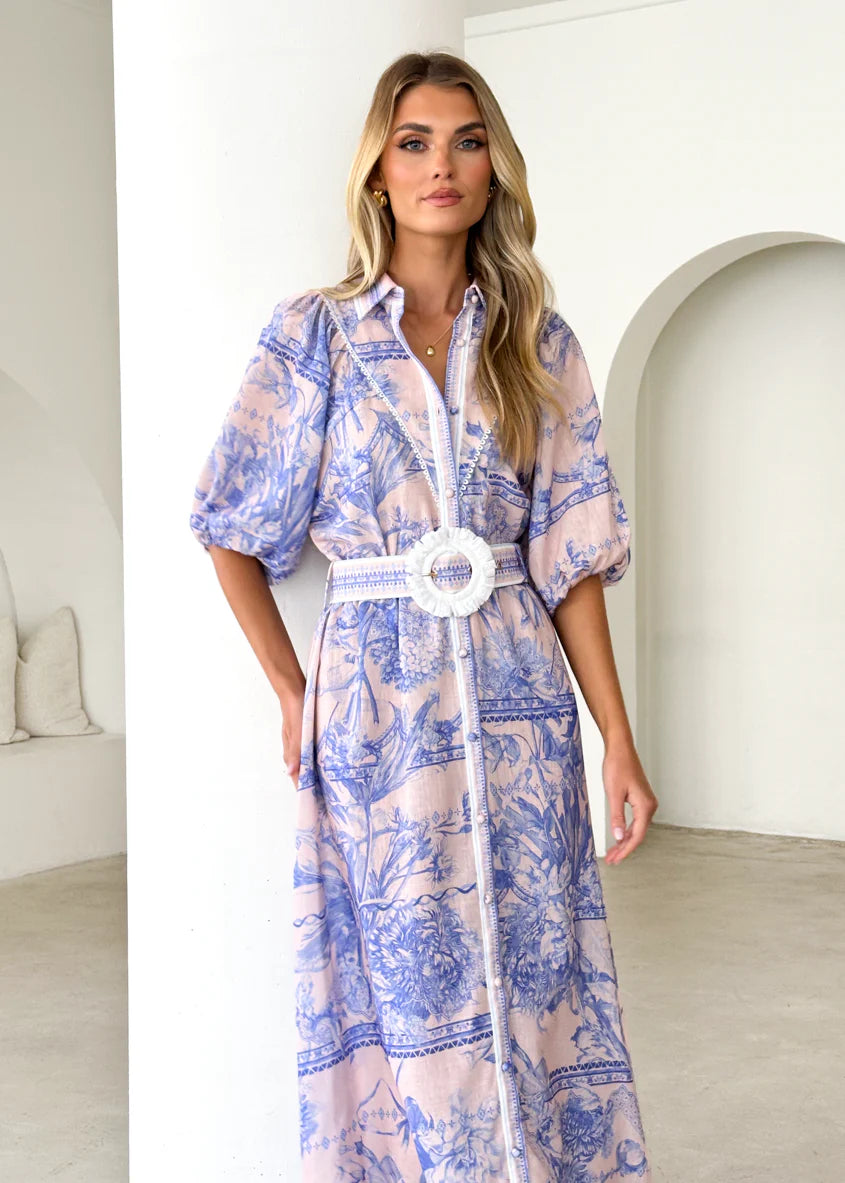 Jolene Maxi Dress - Porcelain