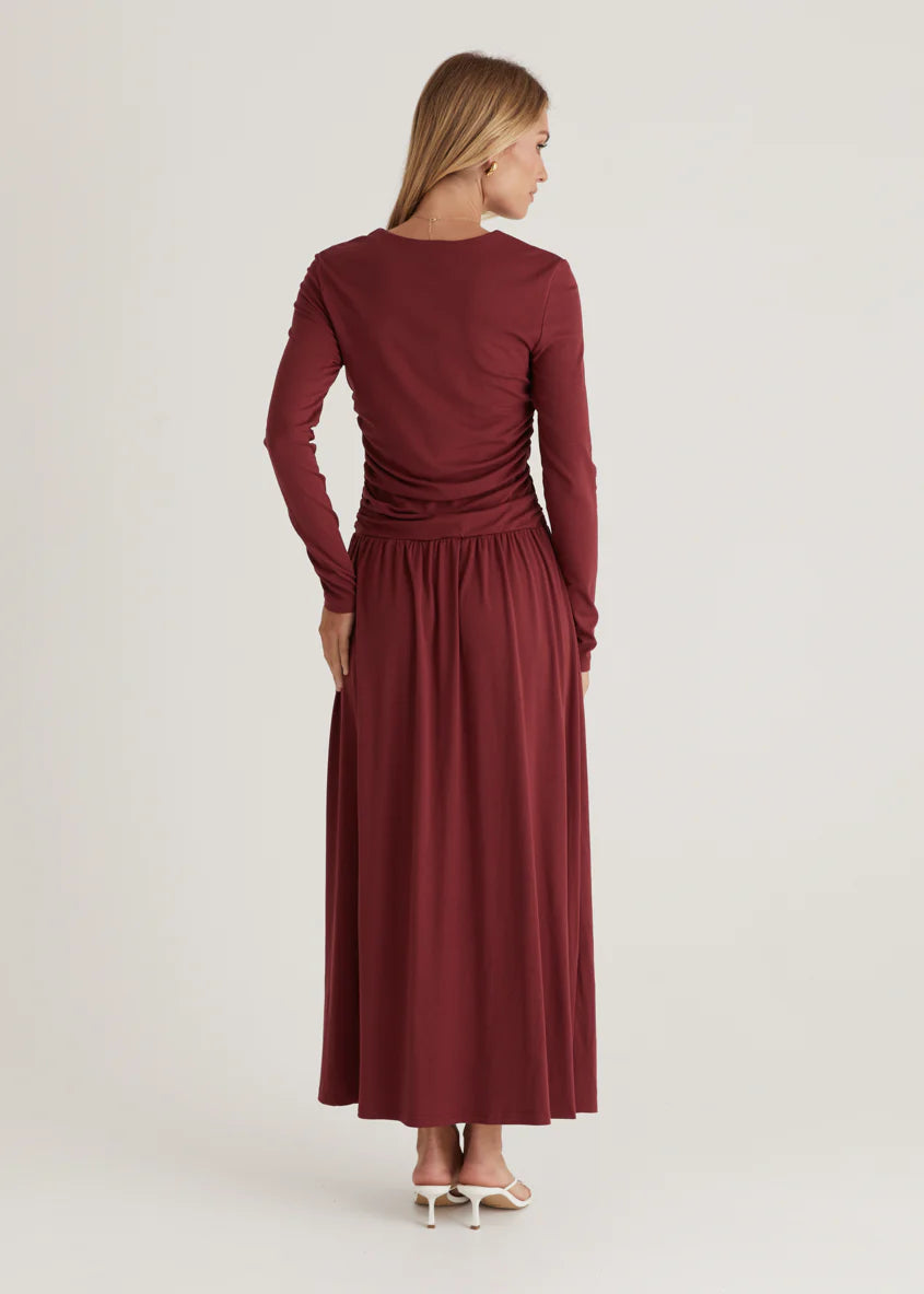 Siobhan Maxi Dress - Wine