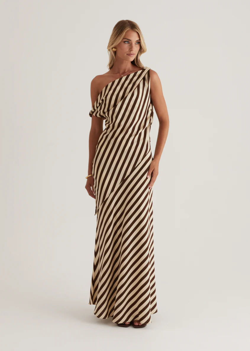 Catalina Set - Choc Stripe