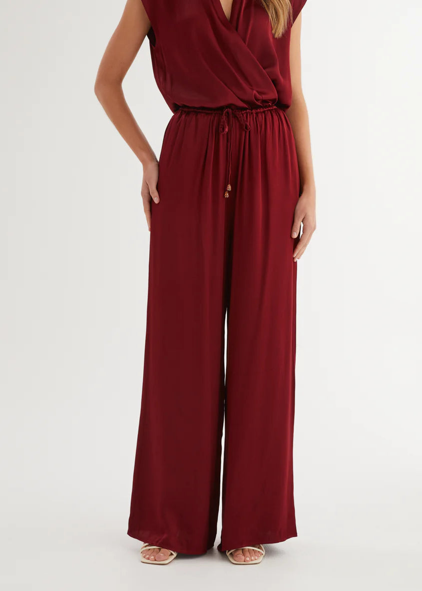 Charlie Pants - Burgundy