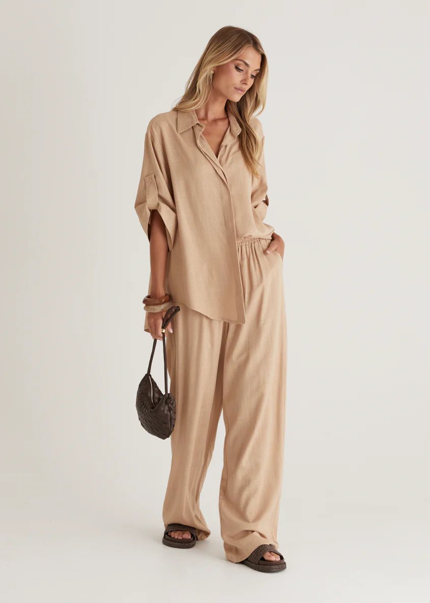 Kinsley Shirt - Mocha