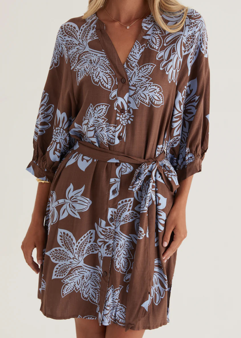 Tessa Dress - Choc Captivate