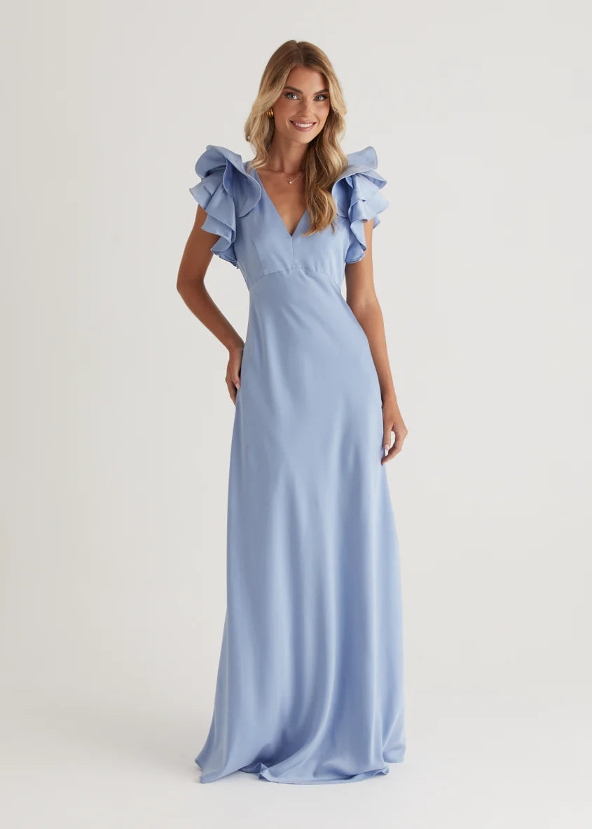 Dali Maxi Dress - Sky Blue