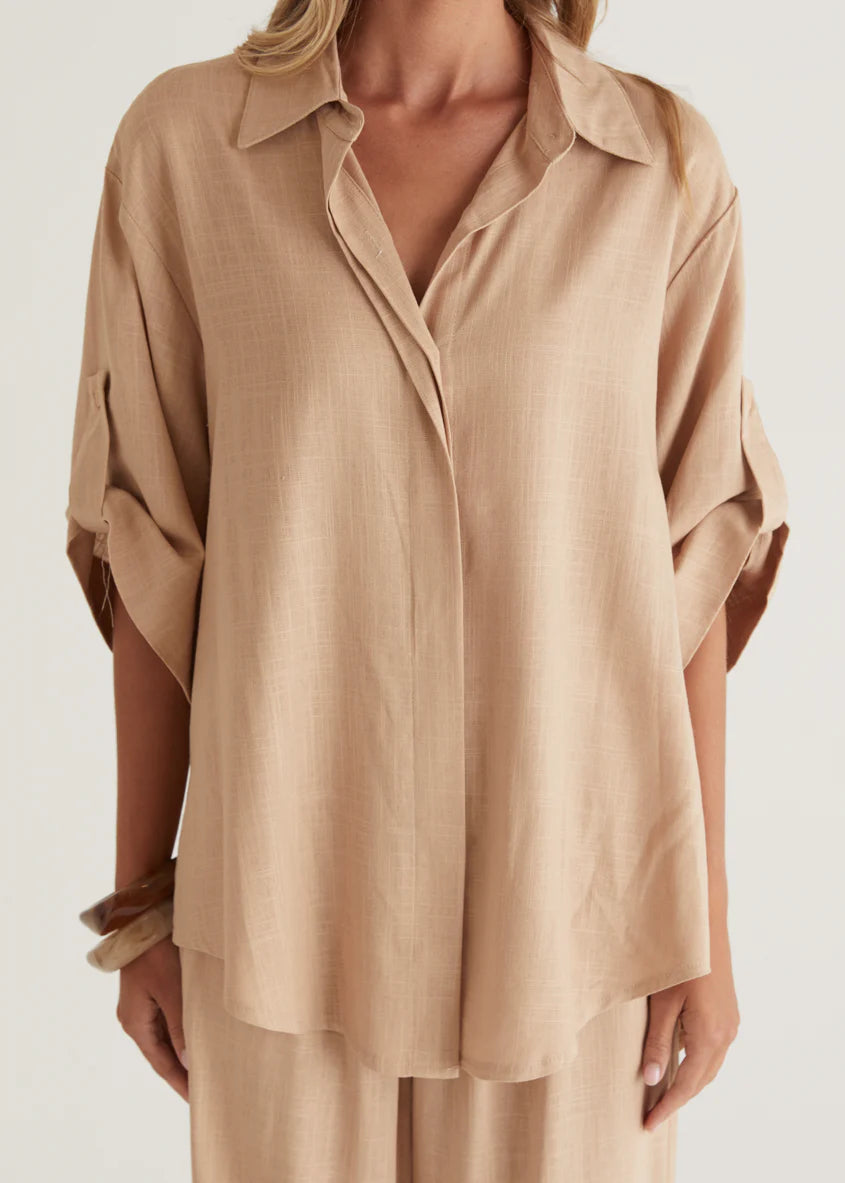 Kinsley Shirt - Mocha