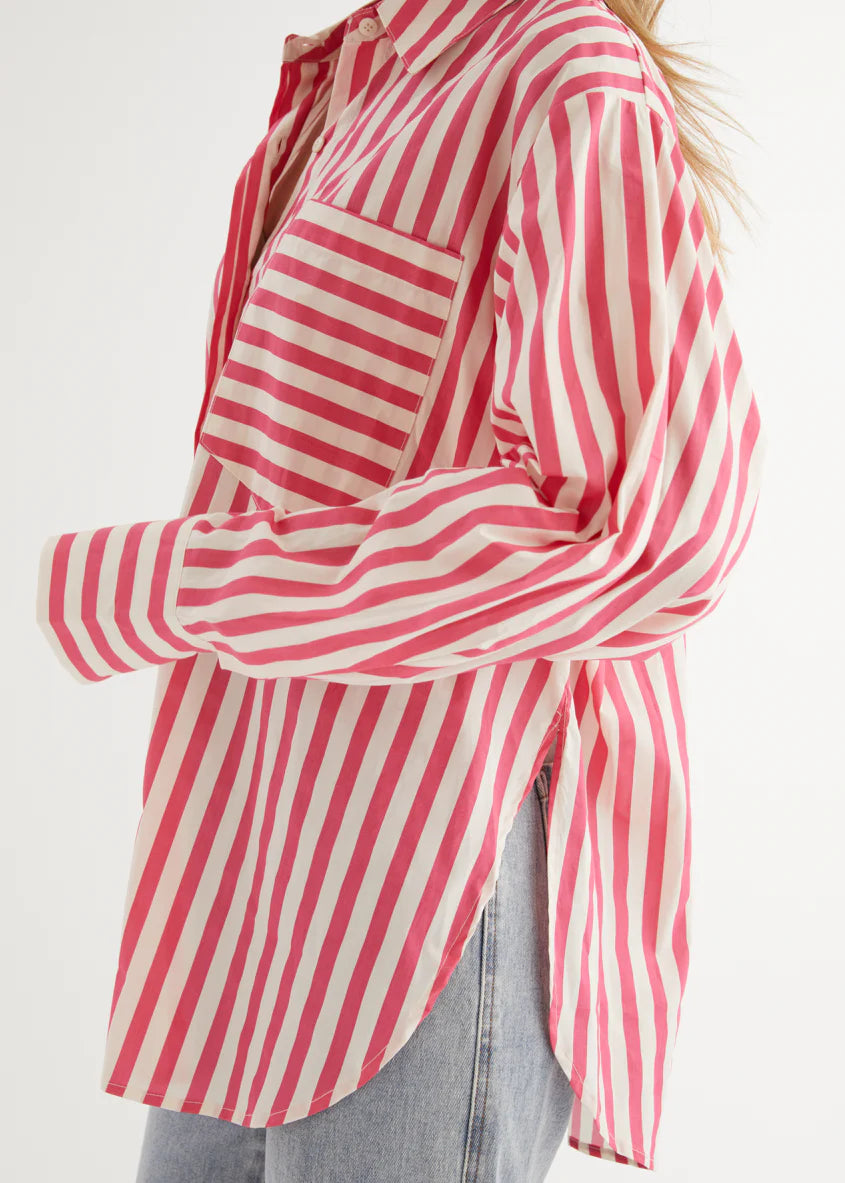 Lola Shirt - Pink Stripe