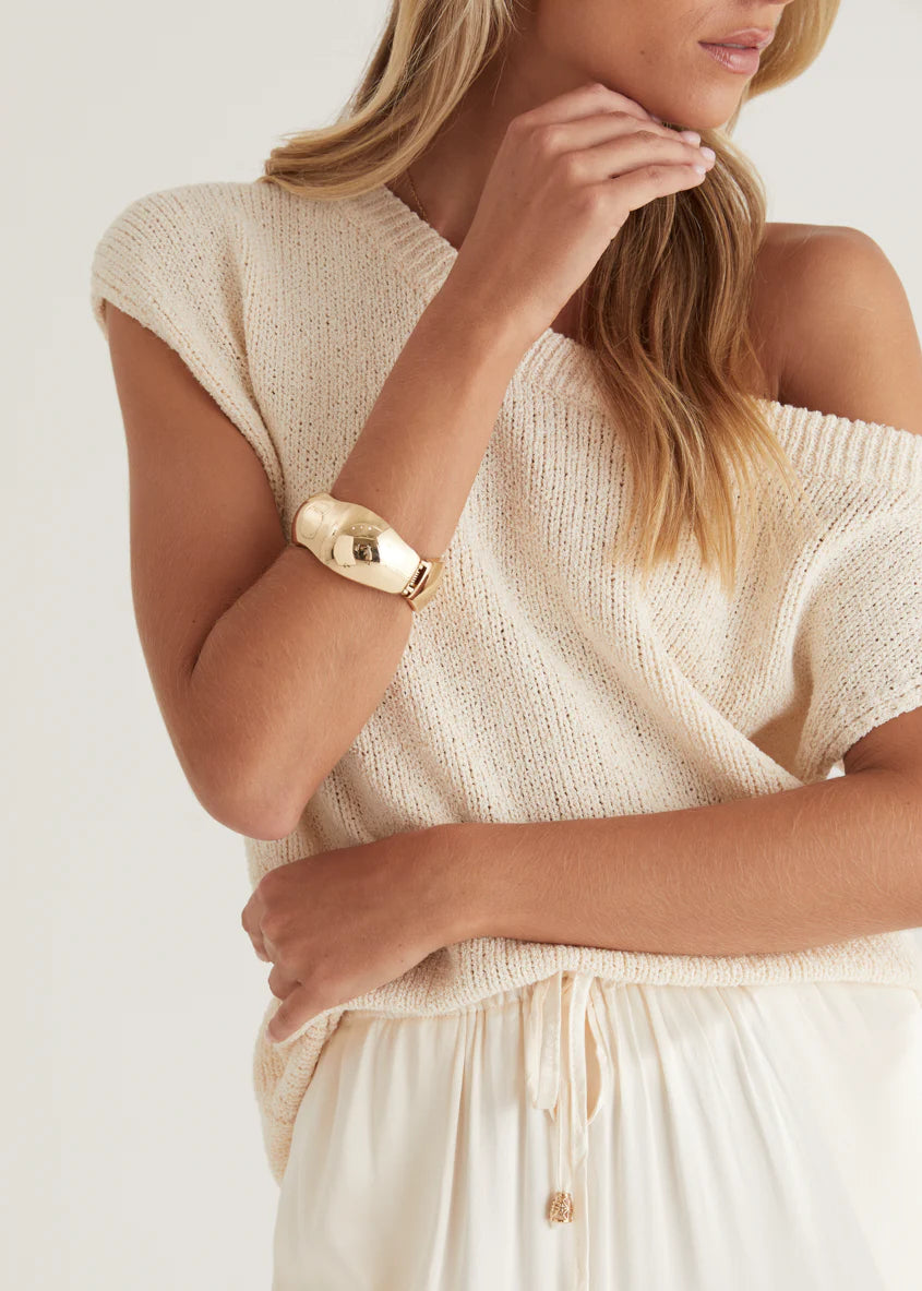 Serena Bangle - Gold