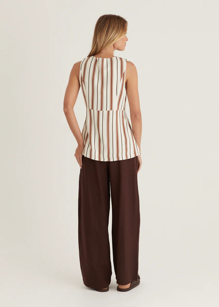 Fawn Vest Top - Amber Vale
