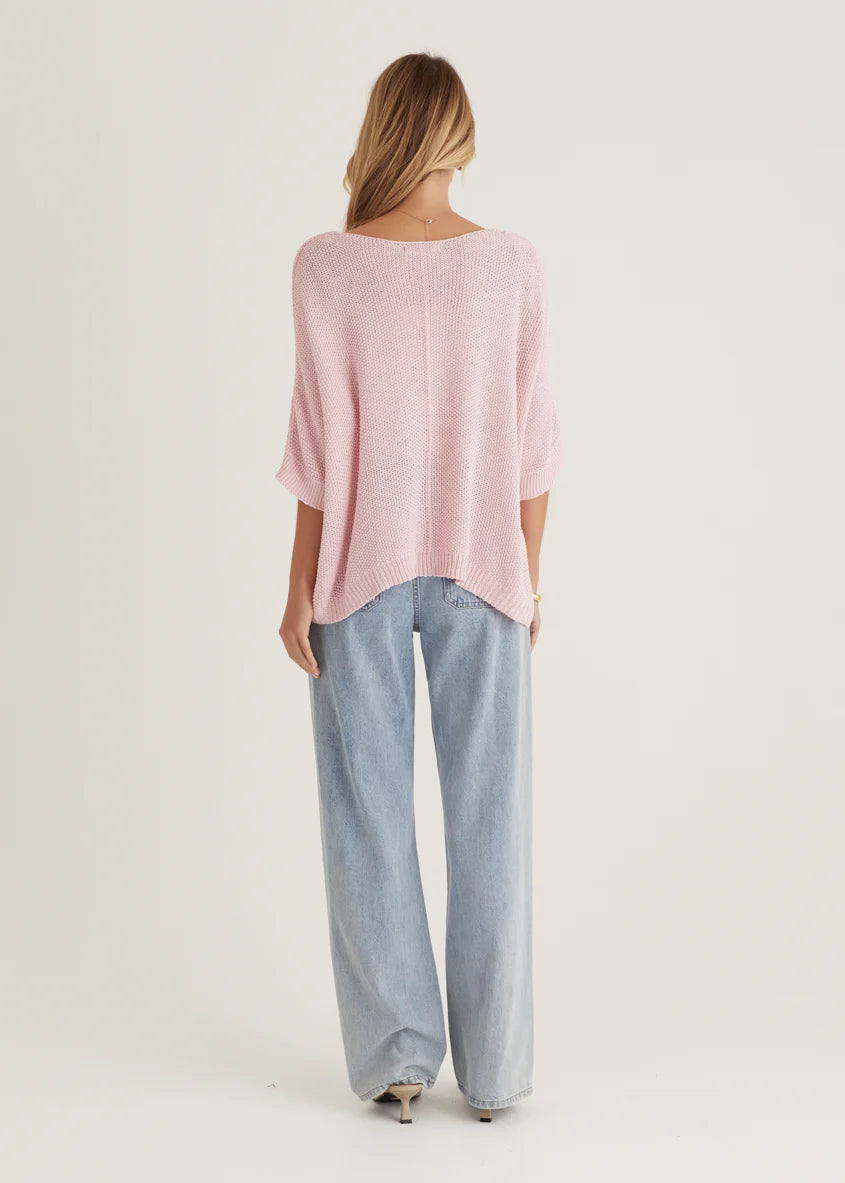 Kameron Knit Top - Blush