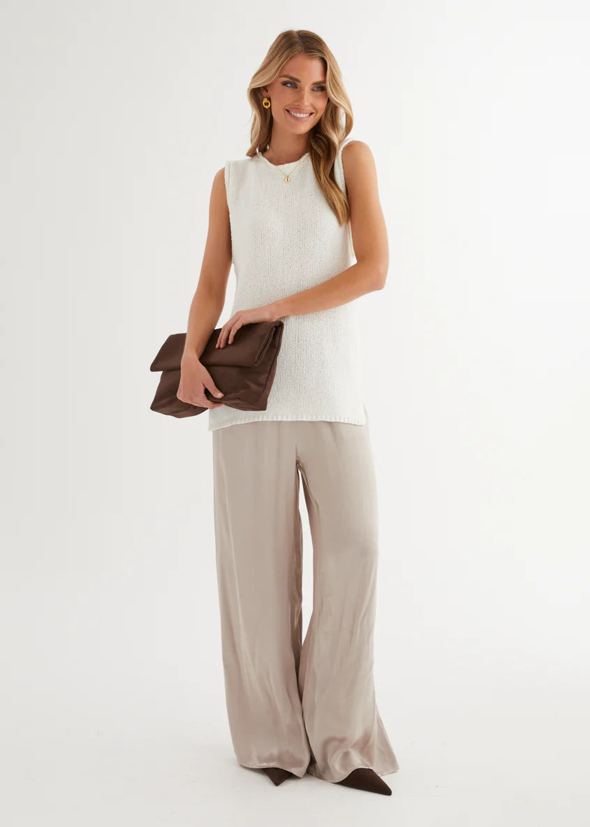 Zoeva Knit Top - Off White