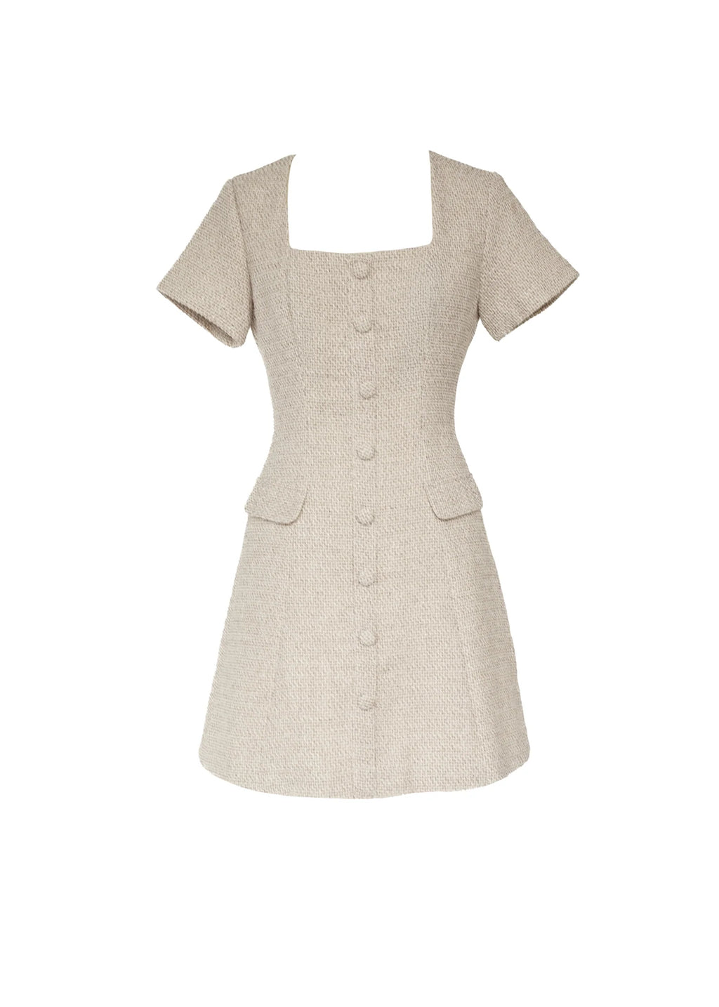 Silvia Dress - Oat Marl