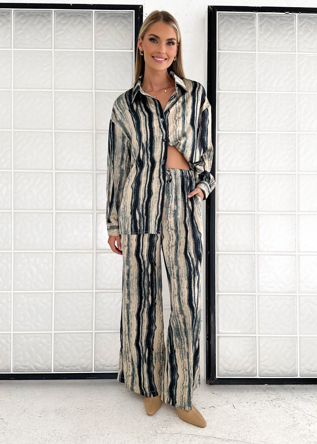 Lanrae Pants - Teal Multi