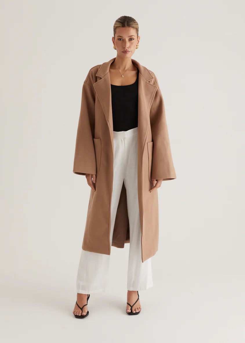 Caylee Coat - Tan