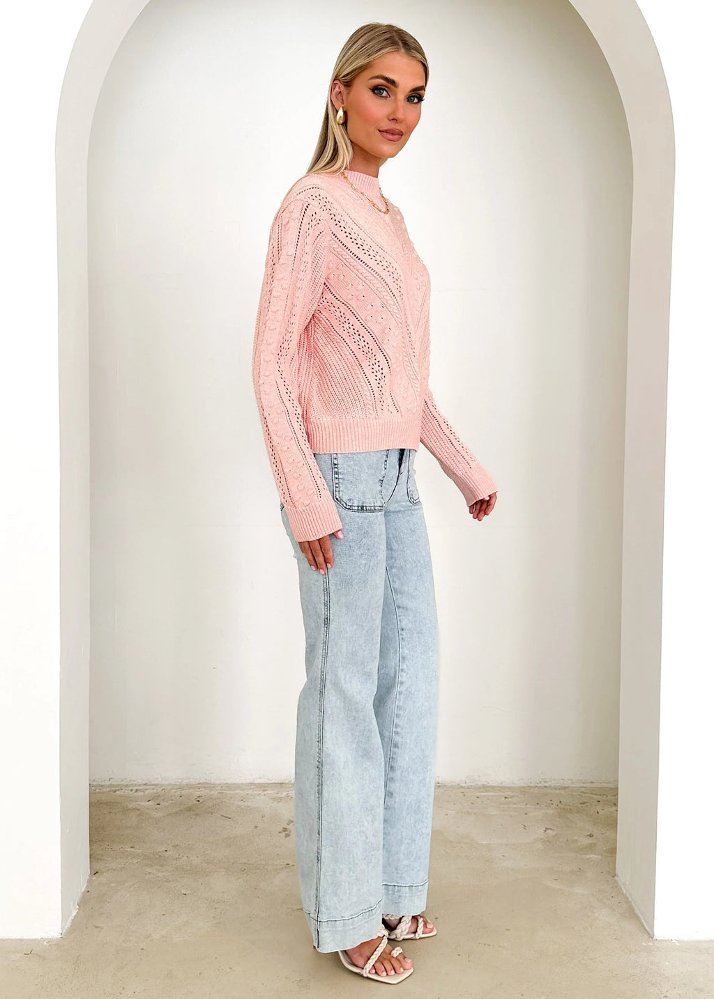 Elyse Sweater - Pink