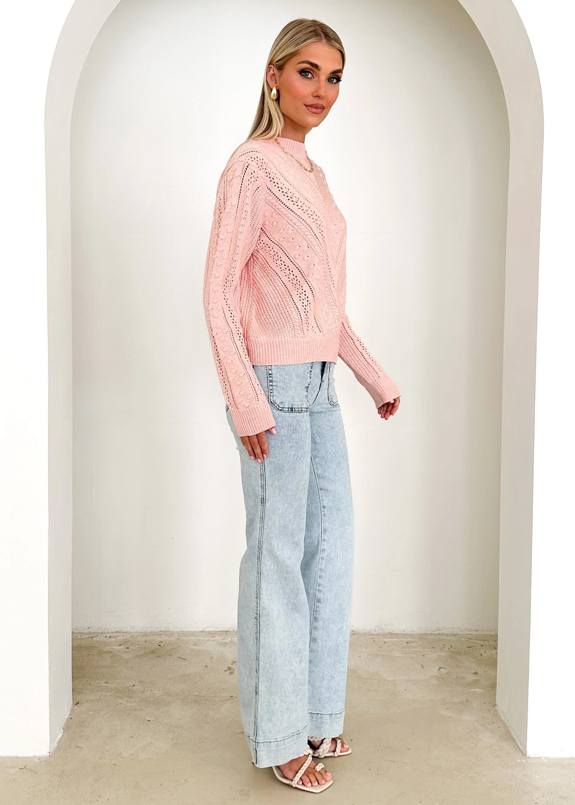 Elyse Sweater - Pink