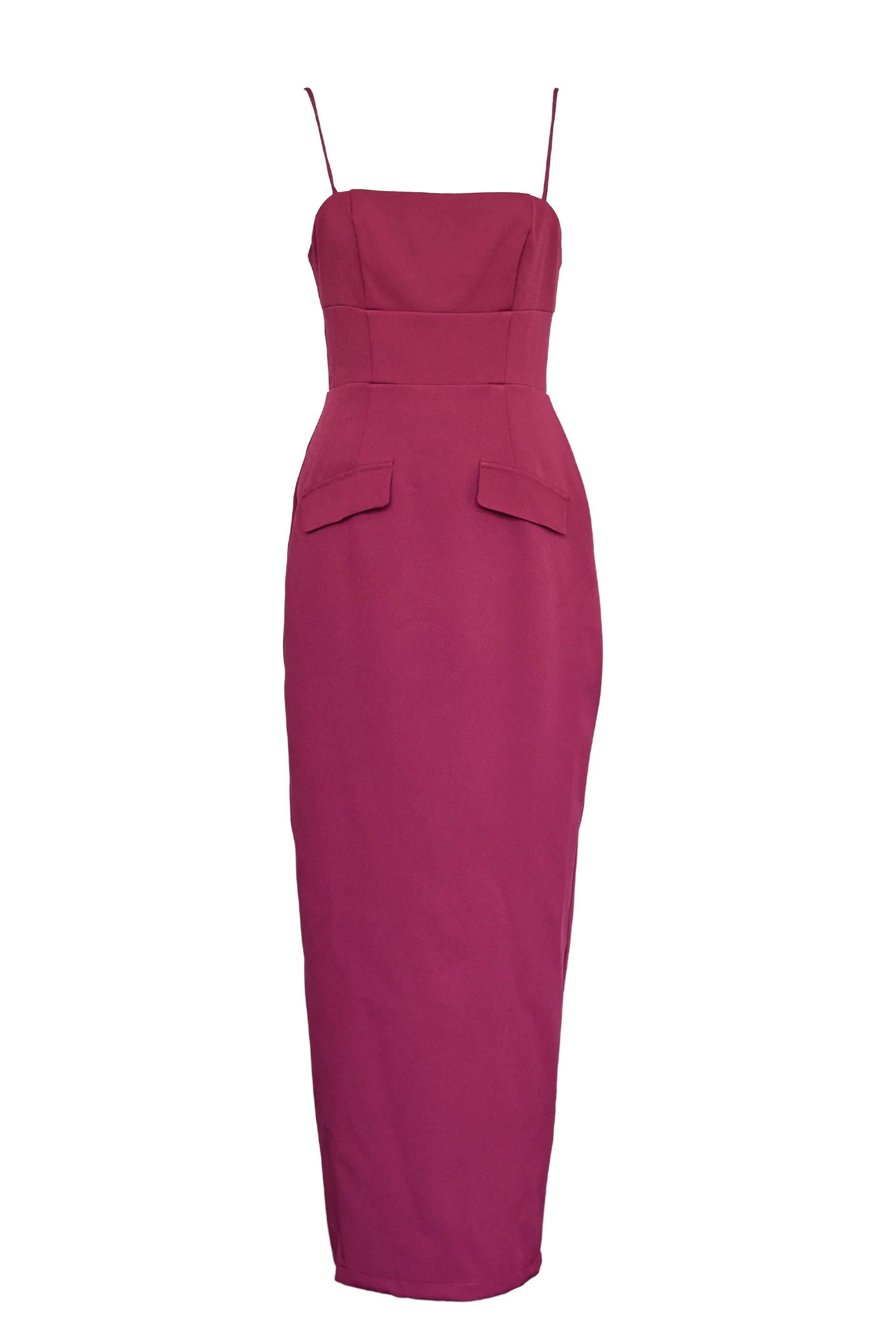 Hansel Maxi Dress - Wine