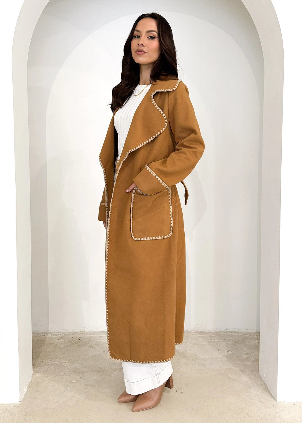 Rechra Coat - Camel