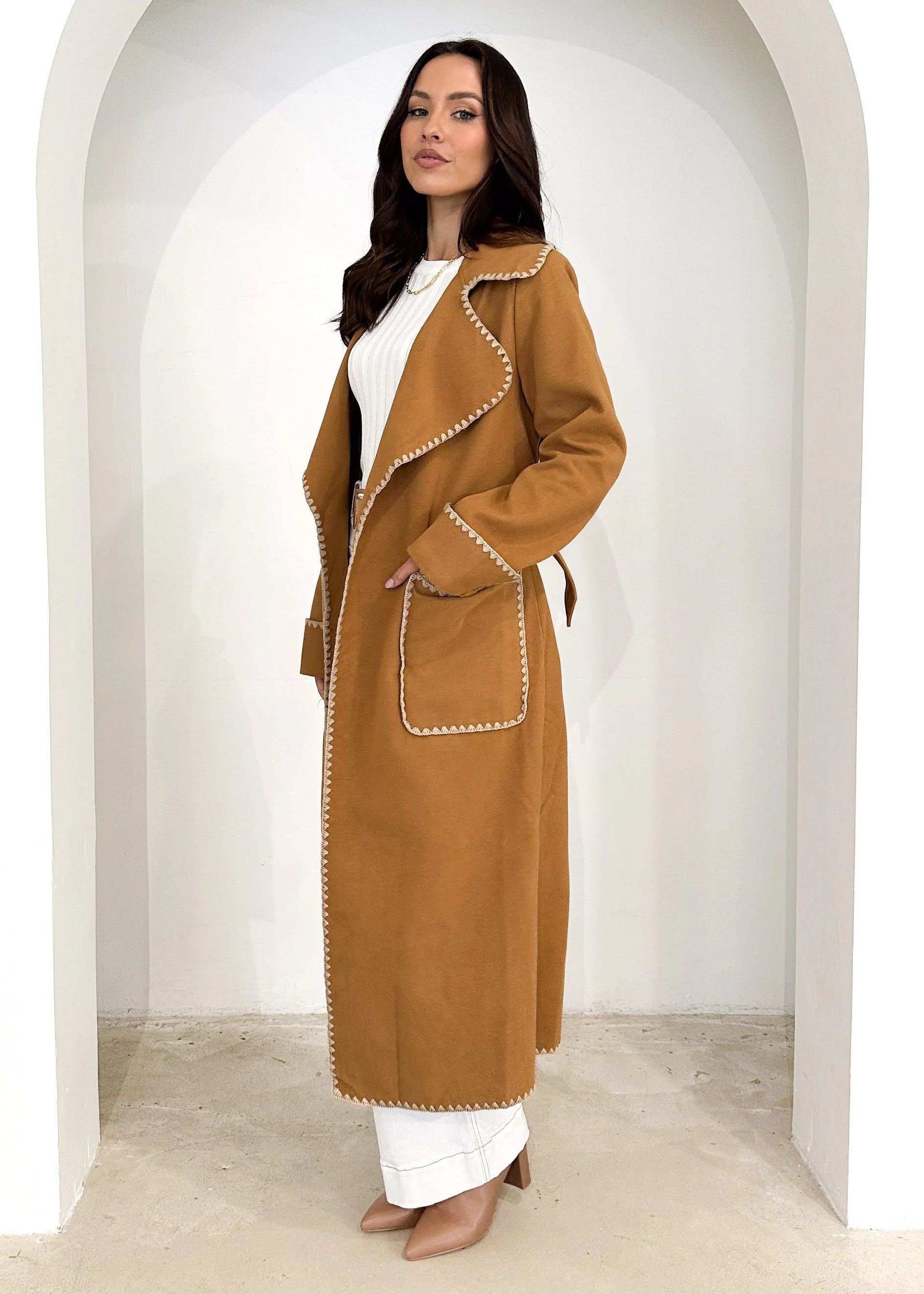 Rechra Coat - Camel
