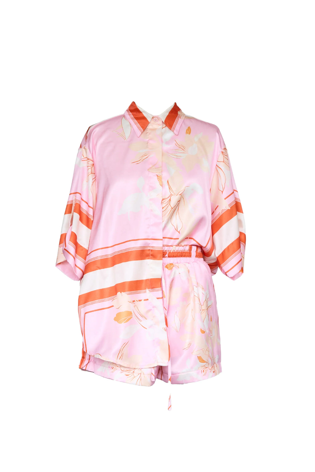 Kaycie Shorts - Candy Pink Floral