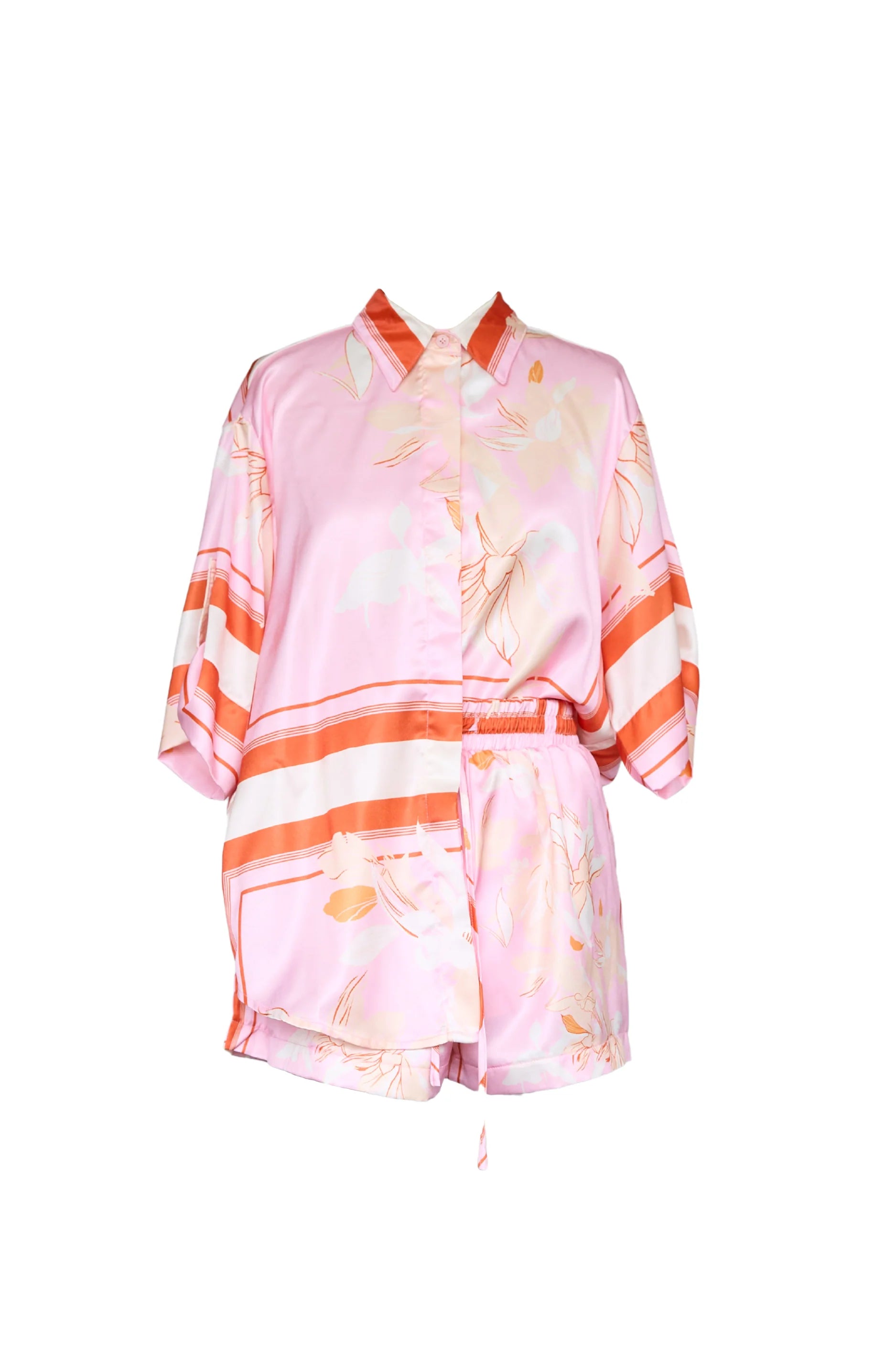 Kaycie Shorts - Candy Pink Floral