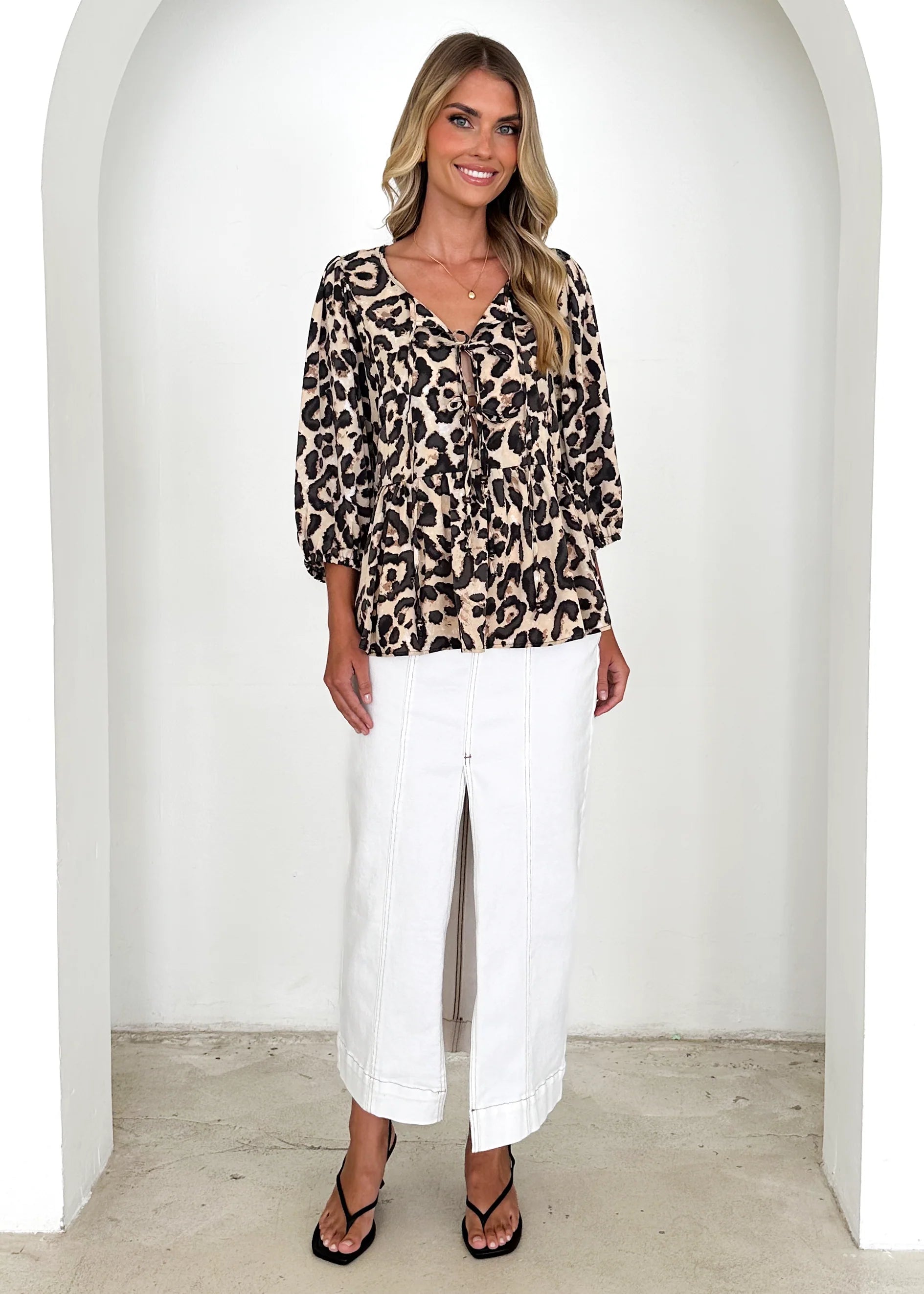 Rodeo Blouse - Leopard
