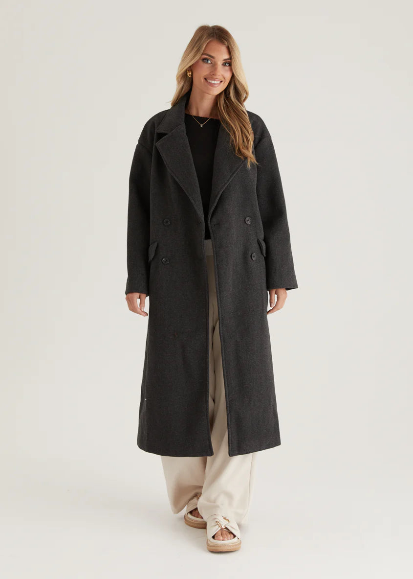 Mayfield Coat - Charcoal