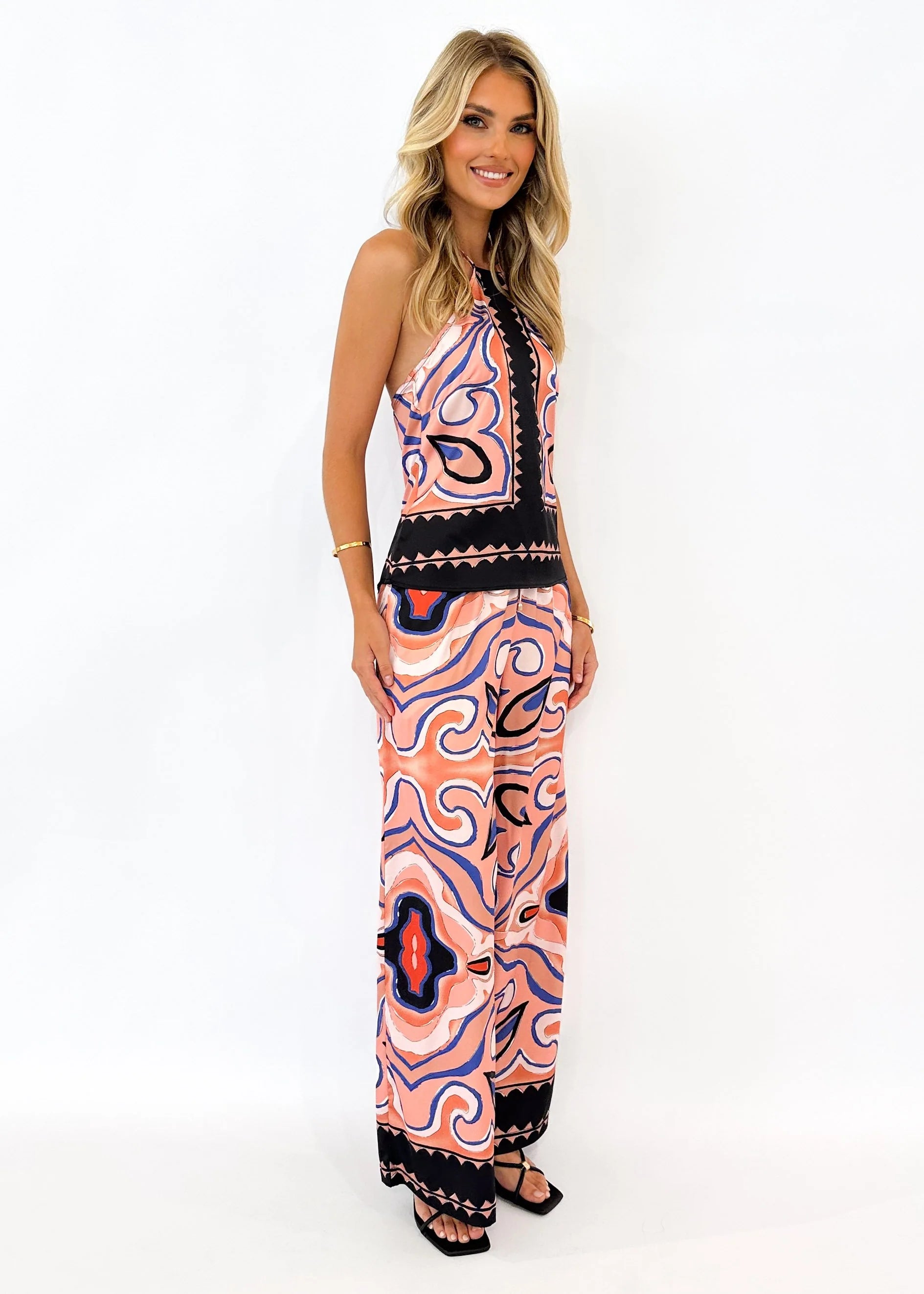 Jayslo Pants - Peach Swirl