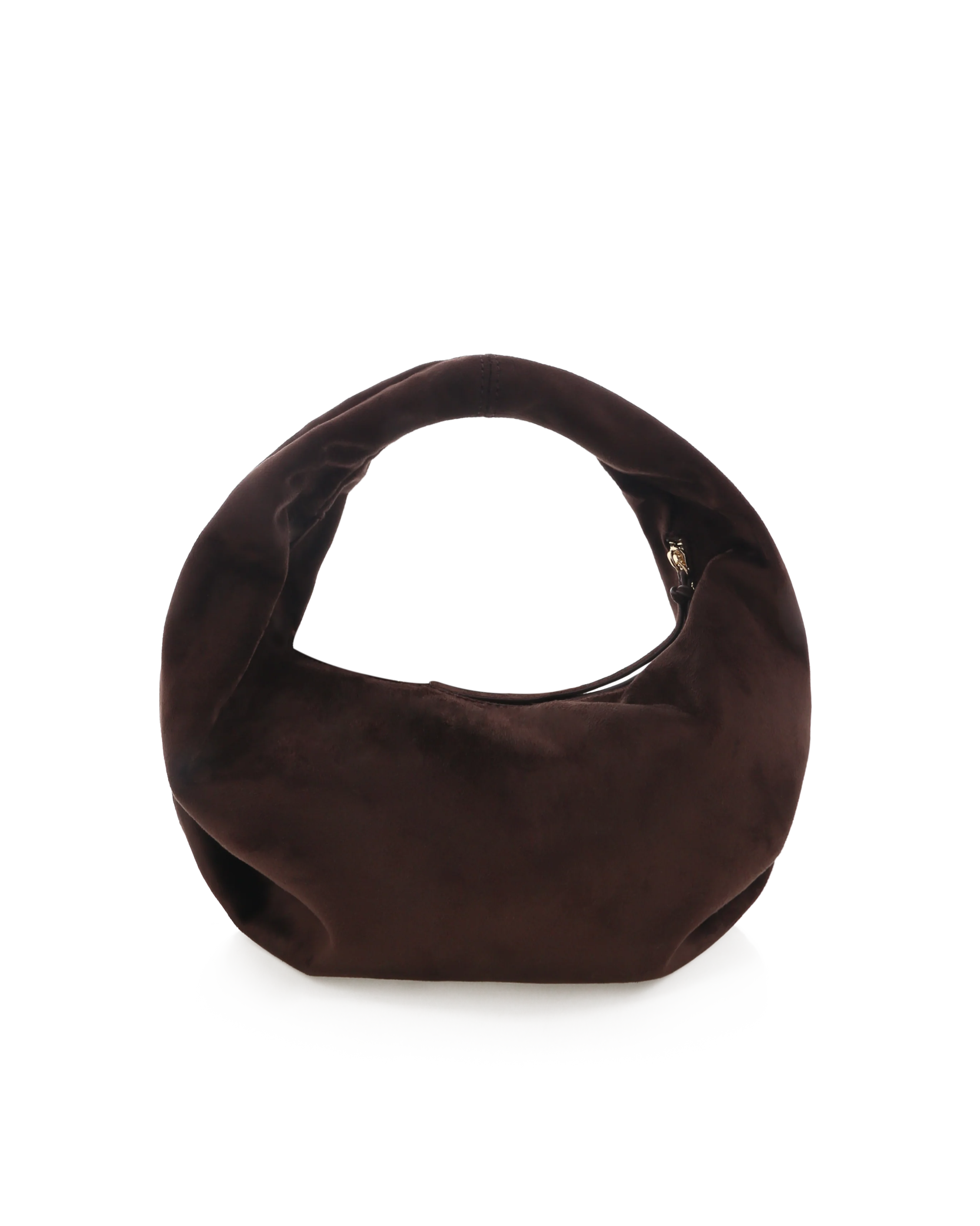 Renee Shoulder Bag - Chocolate Suede