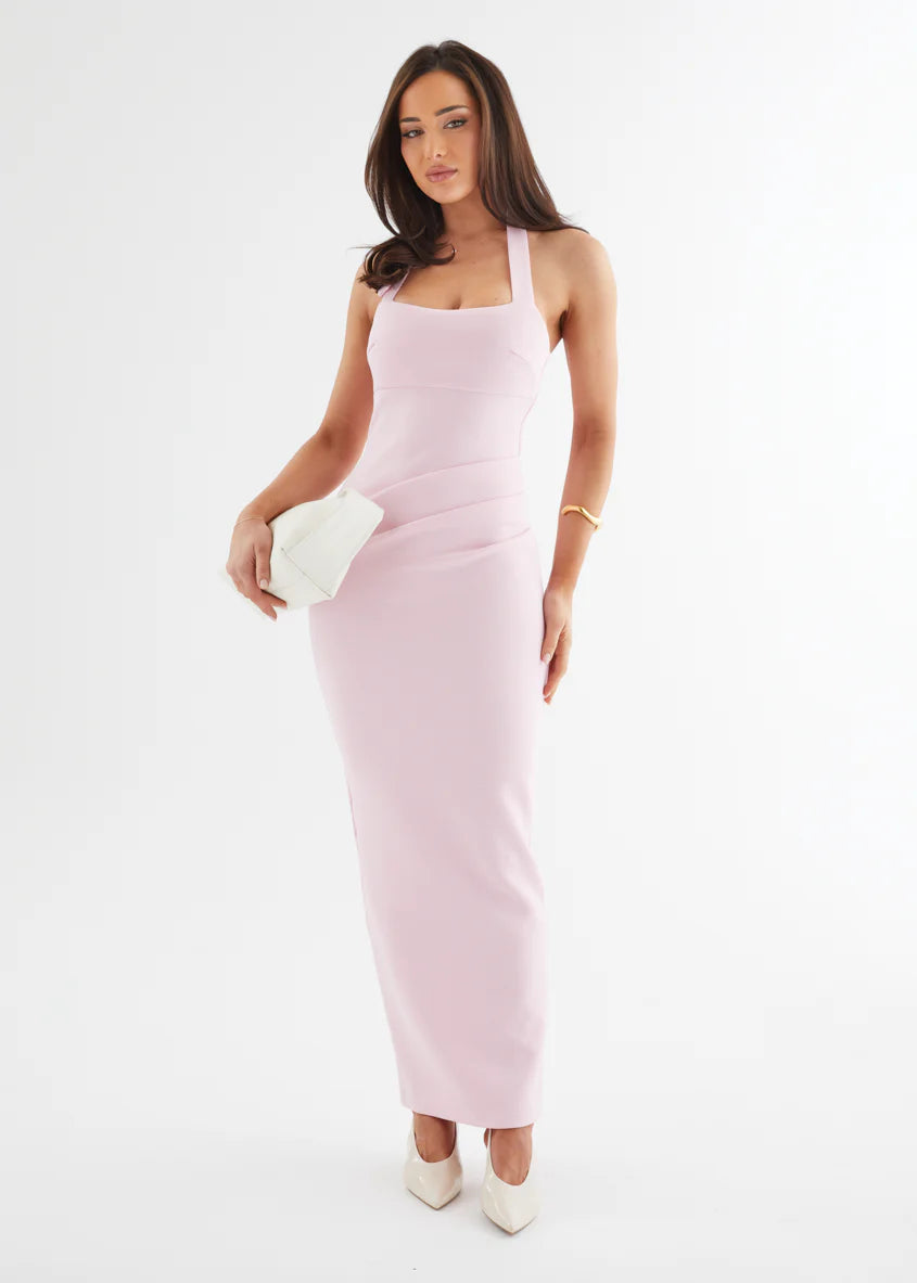 Vicki Maxi Dress - Pastel Pink