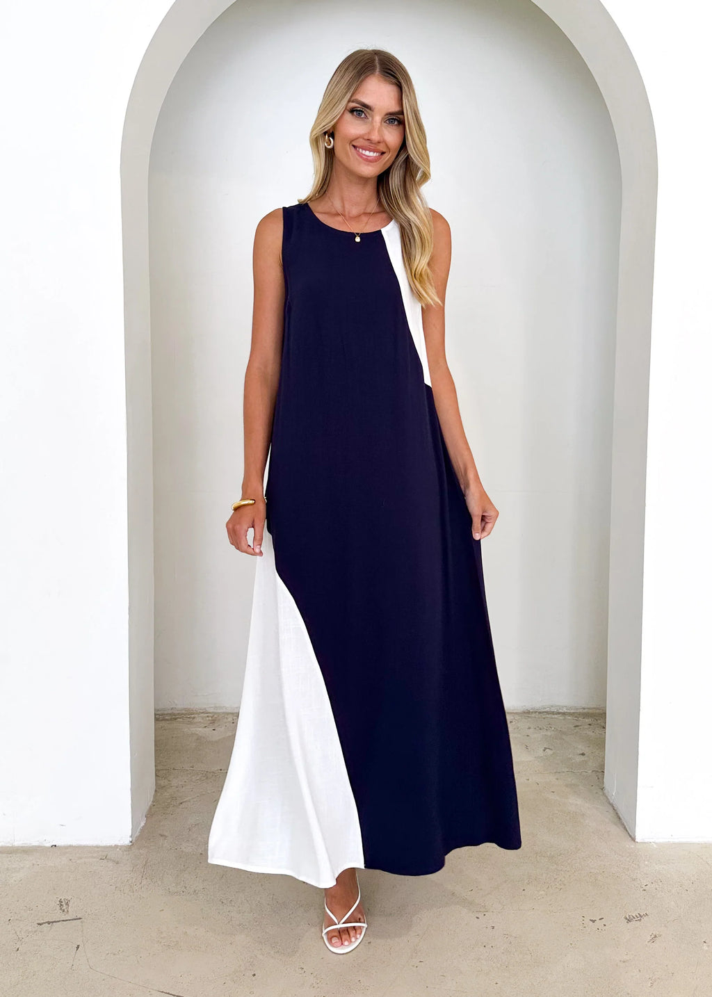 Pollyanna Maxi Dress - Navy